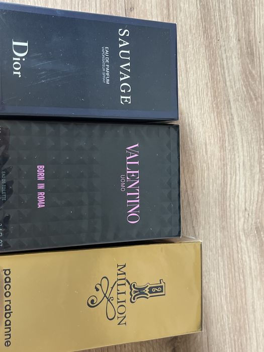 Perfumy (Dior,Valentino,Milion)