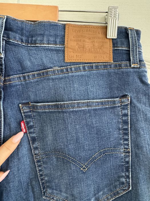 Чоловічі джинси Levis 512 Premium 32/36 оригінал