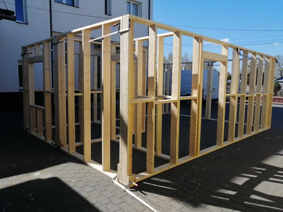 Konstrukcja szkielet domu  35m2 Lublin+ poddasze 35m2 c24