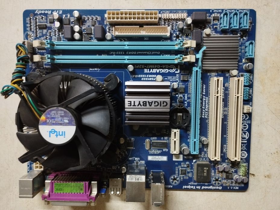 Комплект Gigabyte ga-g41mt-s2pt+pentium 4 630 sl7z9 3000 mgz 775s +d