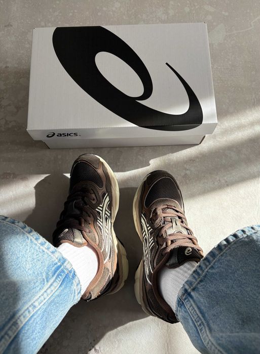 ‼️ НОВІ Кросівки Asics Gel NYC Black Coffee Brown