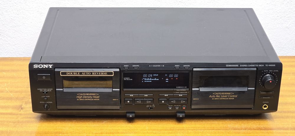 Sony TC WE 525 auto reverse magnetofon DECK Odtwarzacz kaset