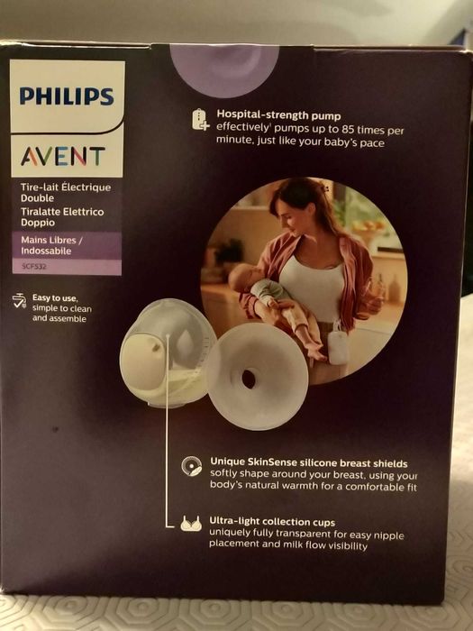 Extractor bomba leite eléctrico amamentação Philips Avent - novo