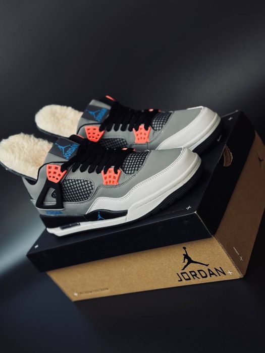 Зимние Nike Jordan Aura 4 кожаные кроссовки Найк Джордан Аура -32°