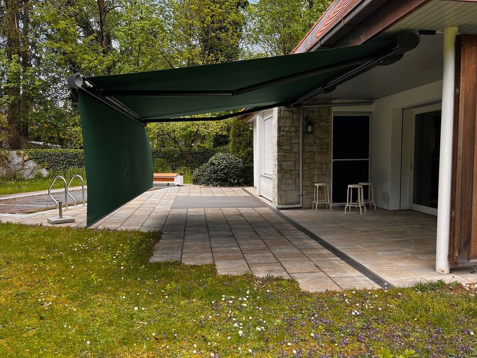 Toldo electrico com luz e controle remoto