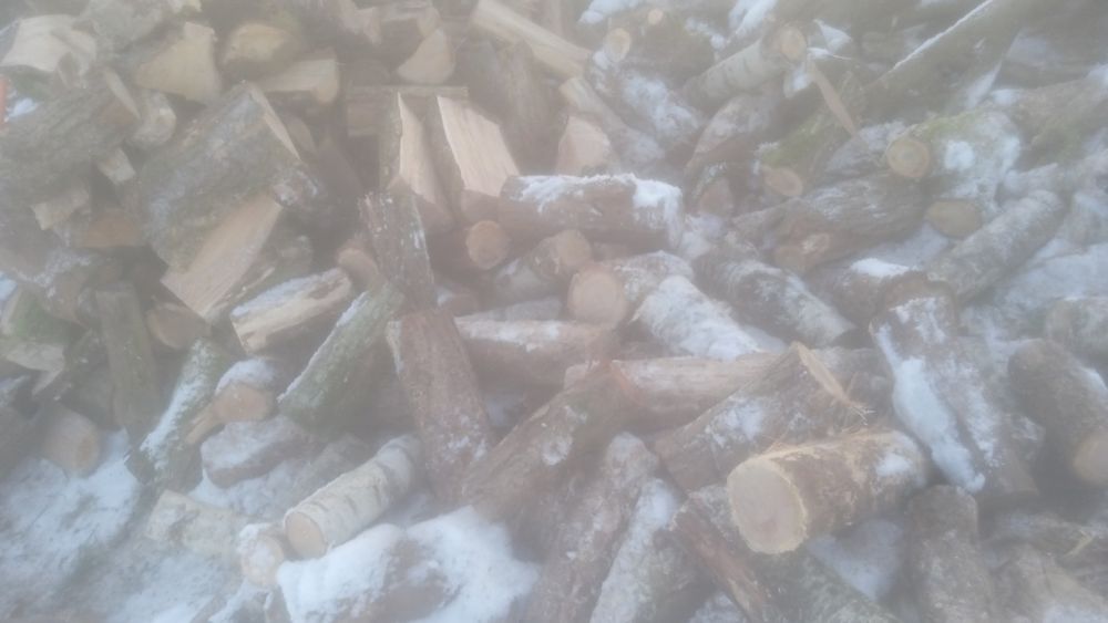 Drewno opałowe, pocięte mieszane drzewo