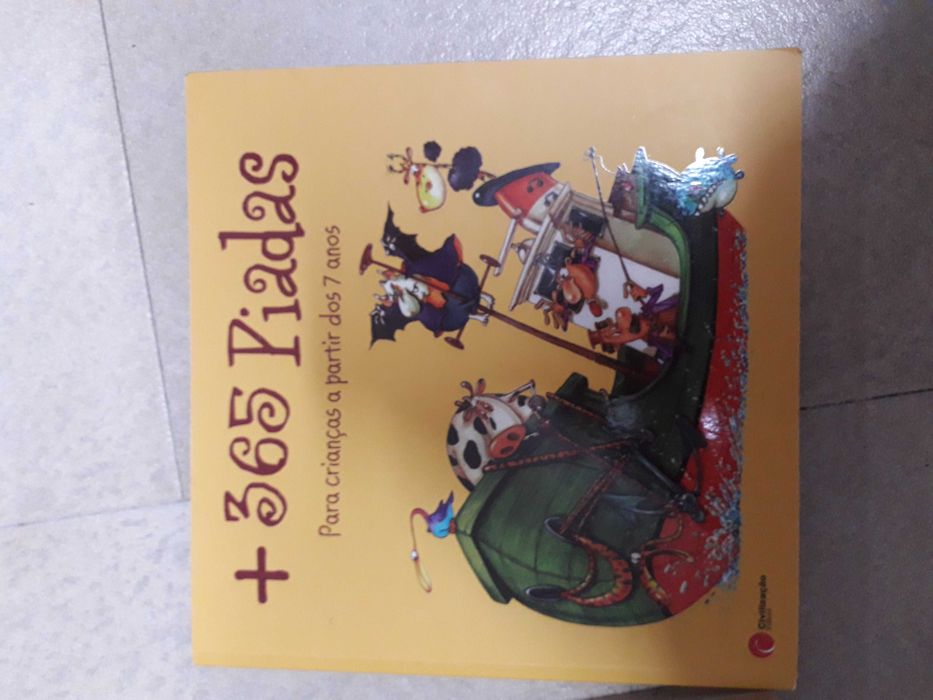 Conjunto dos livros de 365 piadas