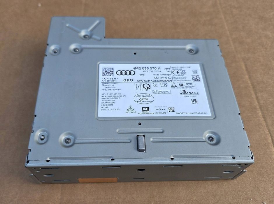 audi rs7 s7 a7 a6 s6 rs6 c8 moduł sterownik mmi 4m2035070h