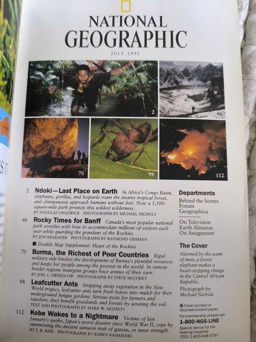 Revista National Geographic July 1995