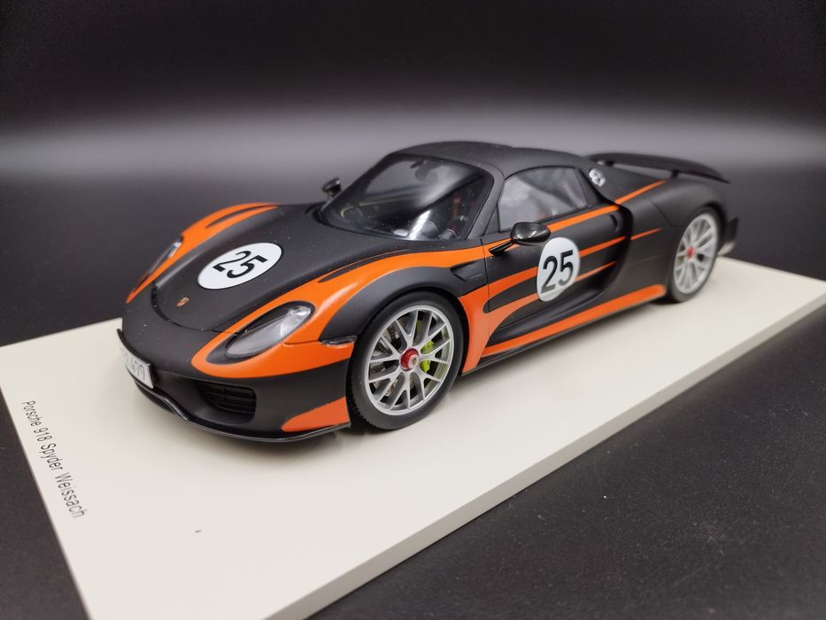 1:18 Spark Porsche 918 Spyder Weissach model używany Bytom • OLX.pl
