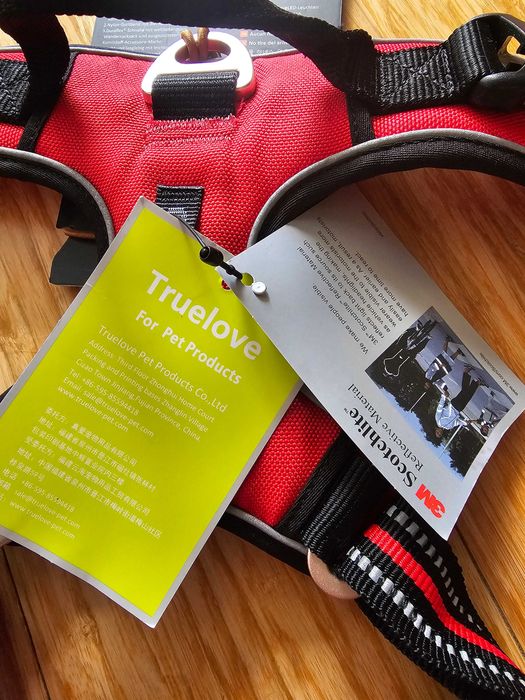 Szelki dla psa guard Truelove Premium rozmiar L czerwone