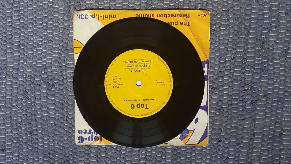 Vários - 6 top hits from England - single vinil - portes incluídos