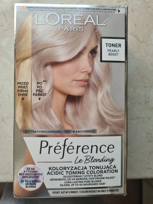 Toner do włosów Loreal Preference