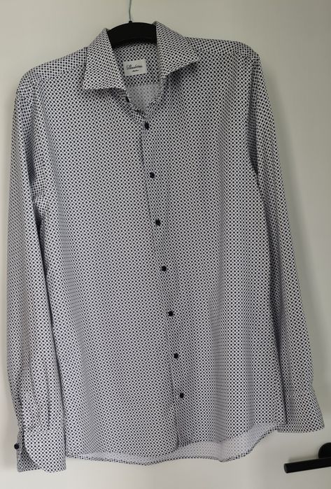Stenstroms-luksusowa męska koszula 44 / 17,5