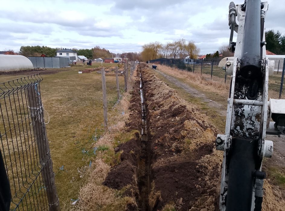 Mini koparka usługi