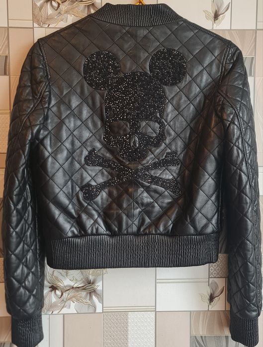 куртка оригинал philipp plein кожа