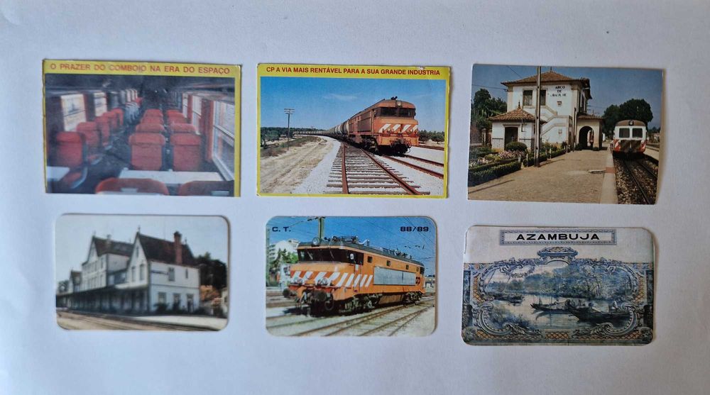 Calendários dos Caminhos de Ferro Portugueses entre 1981 a 1992