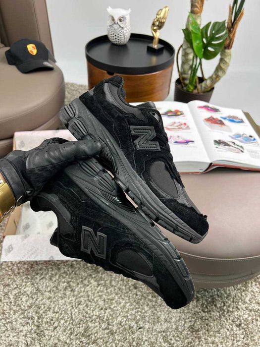 !ТОП! New Balance 2002R Protection Pack All Black 36-45 nb нб