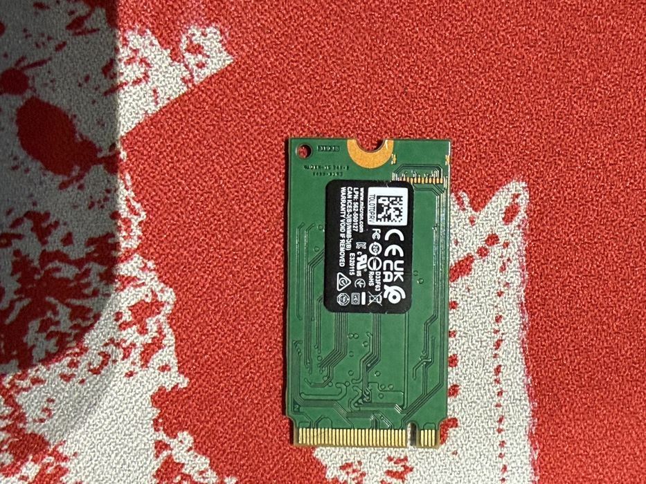 Швидкий SSD M.2 NVMe Micron 2450 512GB PCIe Gen4x4 2242