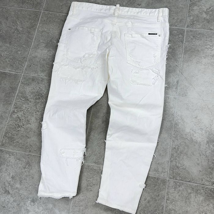 Dsquared2 Jeans Italy джинси штаны джинсы штани брюки скини скіні деним одяг одежда классические прямые зауженые дскваред італія потерті