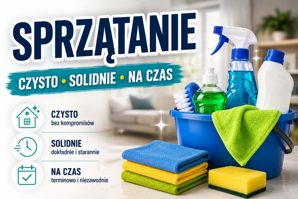 Sprzątanie mieszkań i domów