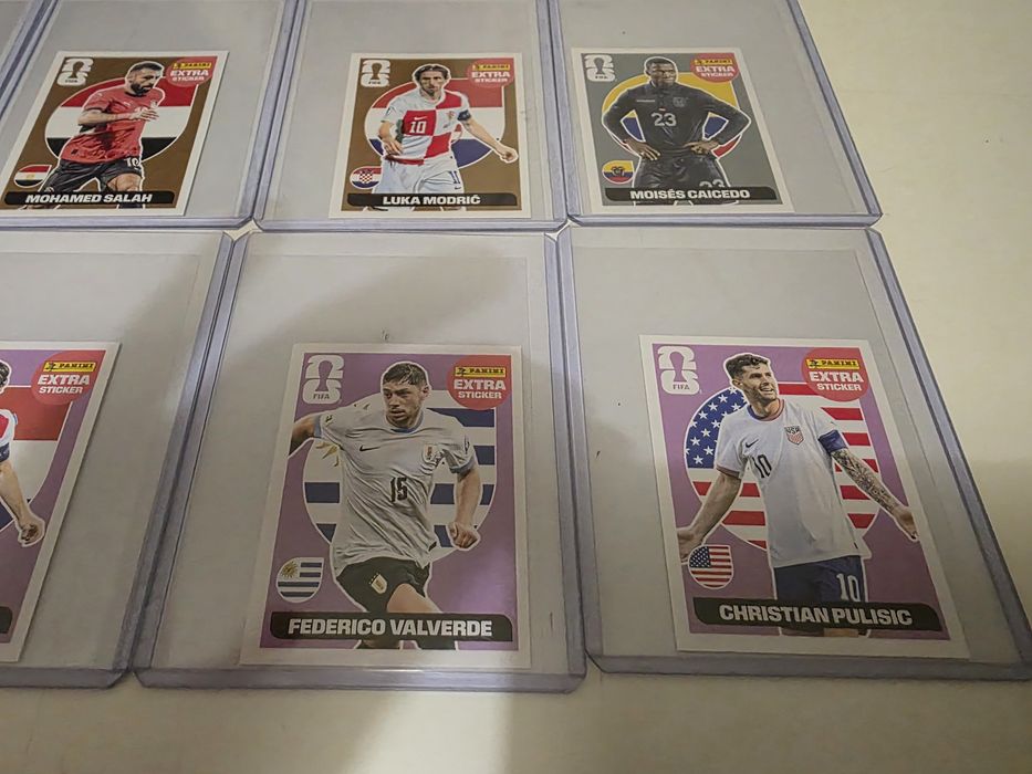 Lote de 9 Extra Stickers do Mundial 2026