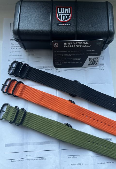 Luminox XS3813L carbon - gwarancja