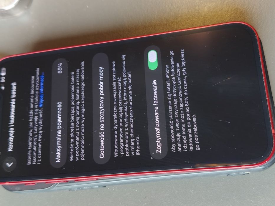 iPhone 13 mini czerwony