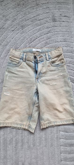 Spodenki jeansowe chłopięce r. 146