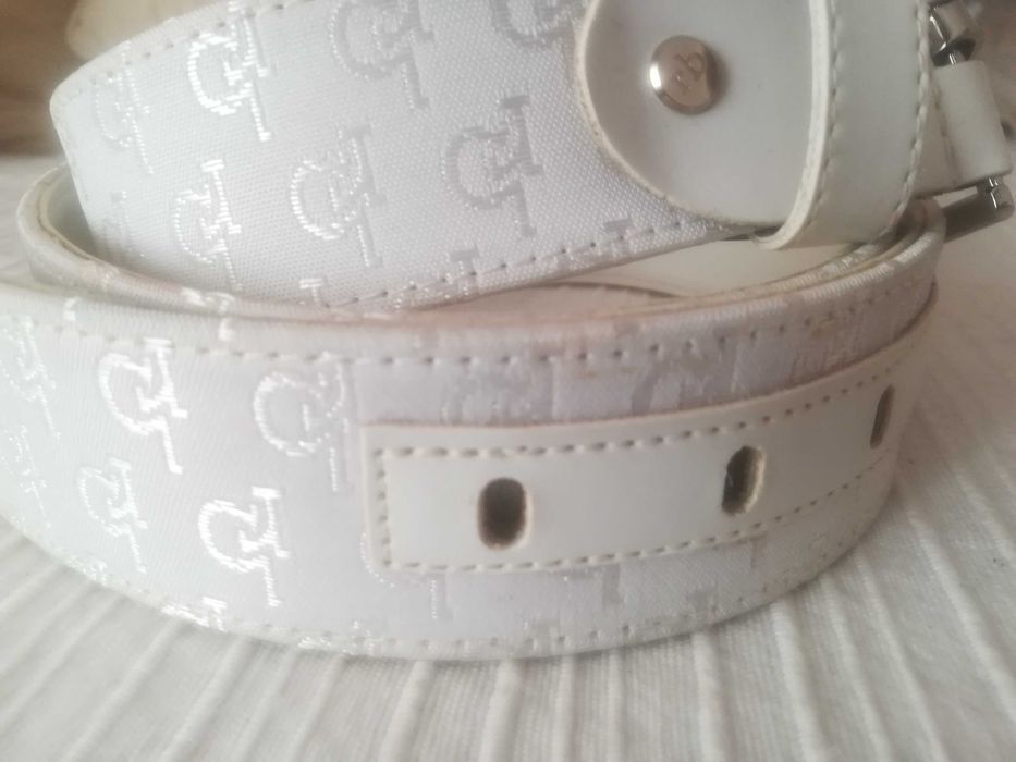 Cinto branco senhora mulher Rocco Barroco