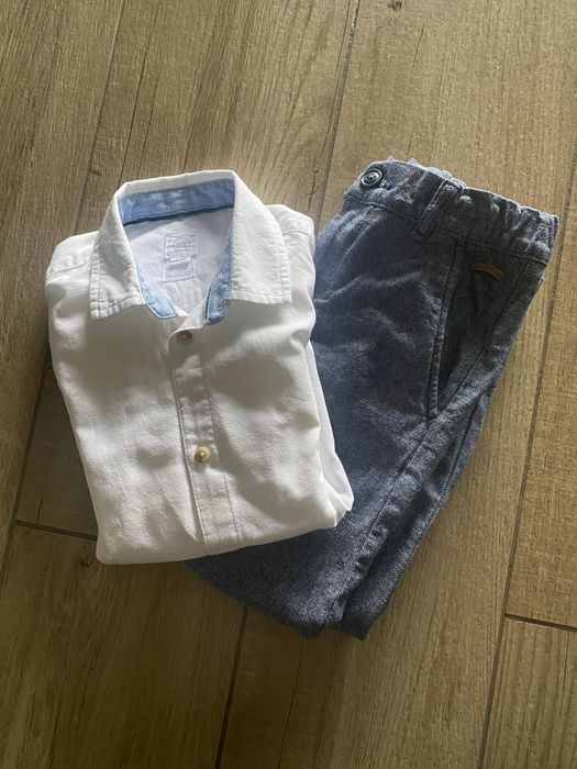 Koszula i spodnie r.128