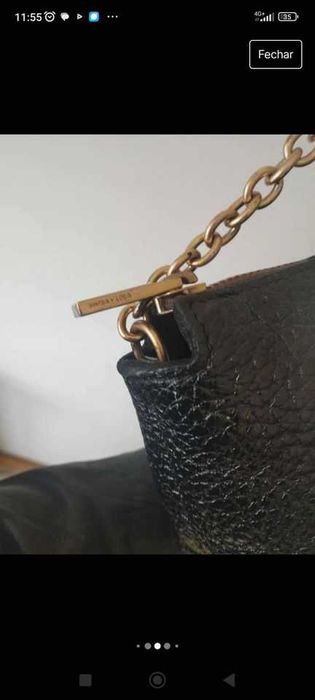 Mala em pele martelada marca Bimba Y Lola Original
