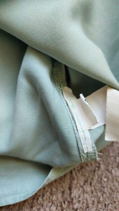 Sukienka miętowo-turkusowa oversize Zara rozm. XS