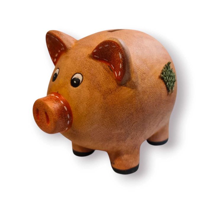 Mealheiro Porquinho – Cerâmica Pintada à Mão