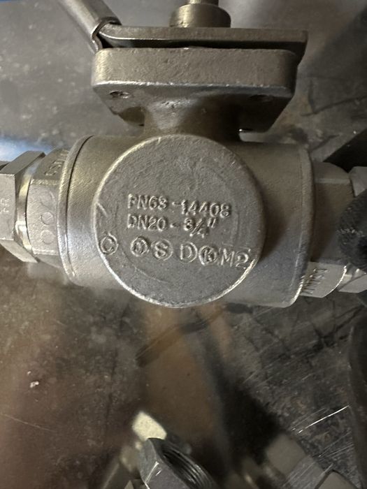 Zawór kulowy nierdzewny 3 drogowy 3/4 cala DN20
