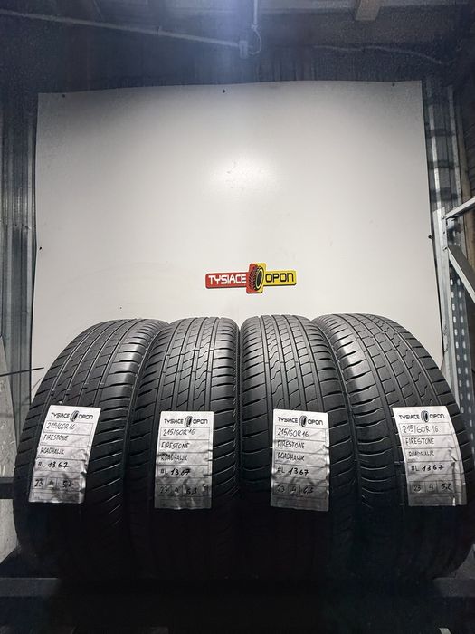 Opony letnie 215/60R16 Firestone Roadhawk komplet 4szt #L1367 używane