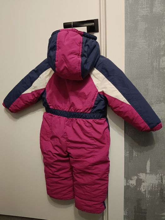 Зимовий комбінезон теплий на дівчинку 86 р.