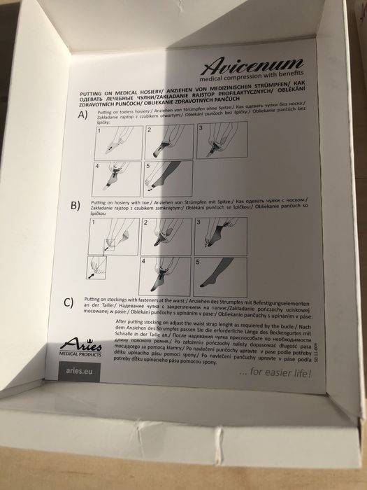 Pończocha kompresyjna ( 1 szt) Avicenum 360 CCL 2 23-32 mmHg