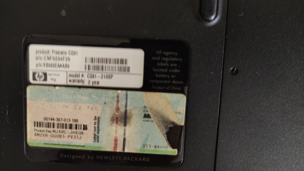 Computador portátil Compaq