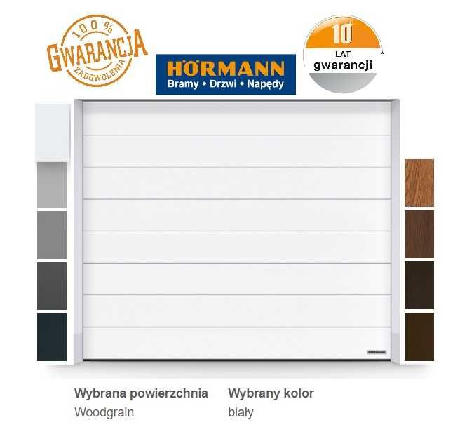 Hormann Brama Garażowa Ocieplana 10 kolorów