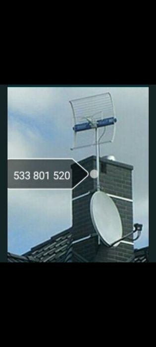 Montaż ustawienie naprawa serwis anten satelitarnych lte dvbT