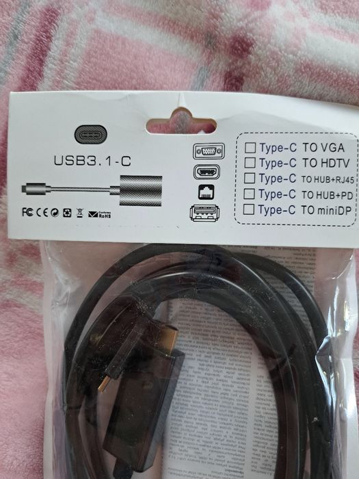 Kabel HDMI - usb C 2 metry