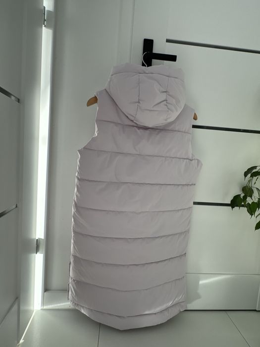 Nowa liliowa kamizelka puchowa Finskiej marki Halti S