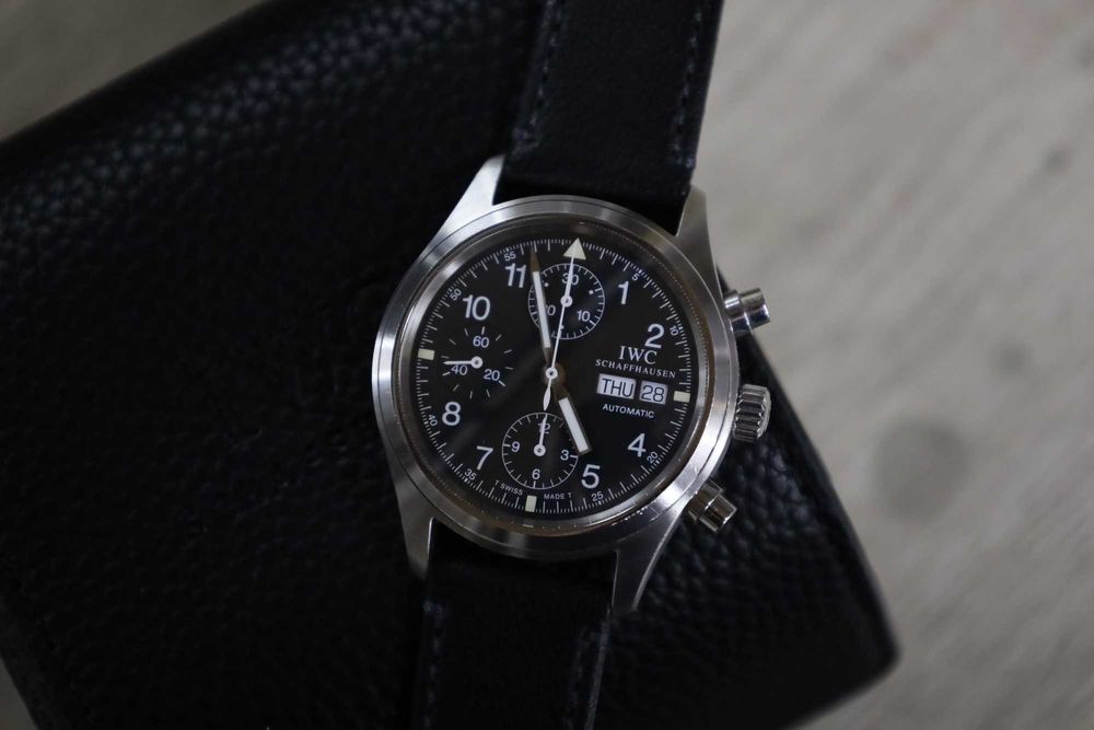 Zegarek IWC Schaffhausen IW370603 IW3706 pilot Fliegerchronograph