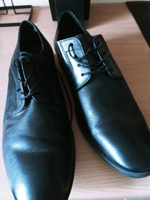 Polbutu meskie 43 wiazane czarne eleganckie