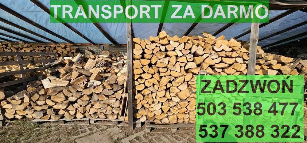 Drewno do pieca i do kominka  - transport GRATIS !