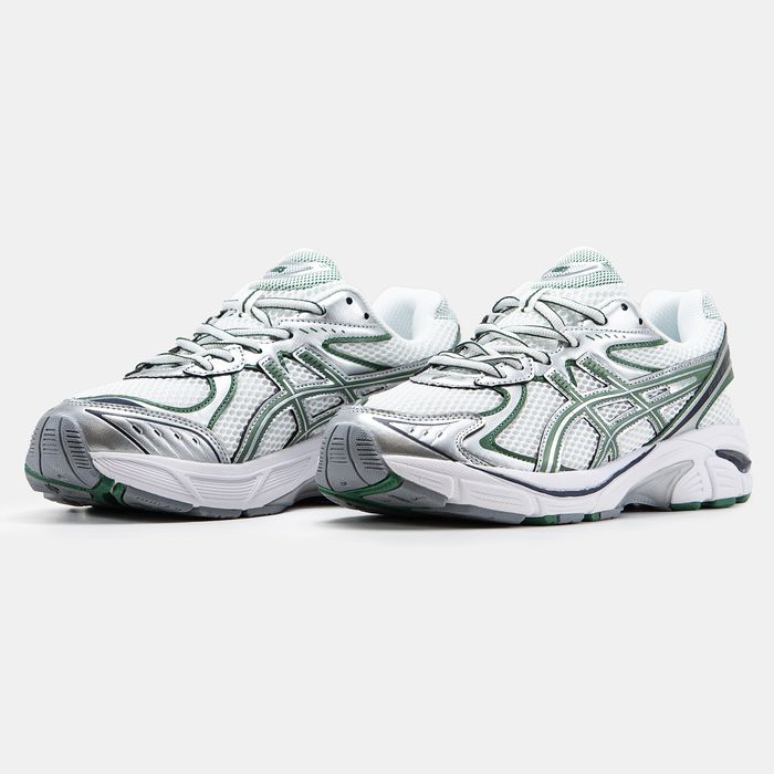 Кросівки Кроссовки Asics GT-2160 біло зелені Белый Зелёный White Кросовки повсякденні