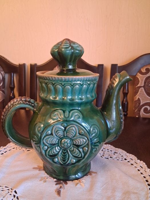 Чайник " Вечір " Васильківська майоріка.  Протор'єві