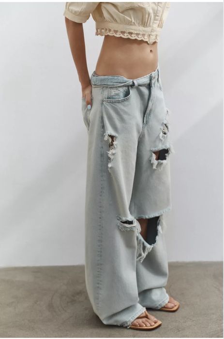 Джинси з подертостями рвані zara 32,  34 і 36р в наявності