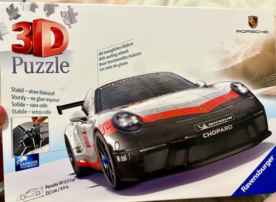 3D puzzle Ravensburger Porsche гра